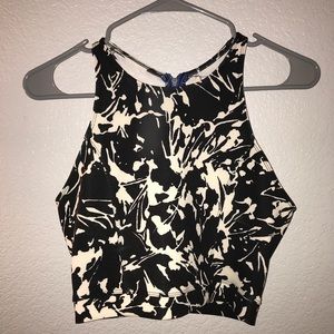 Black & White summer crop top